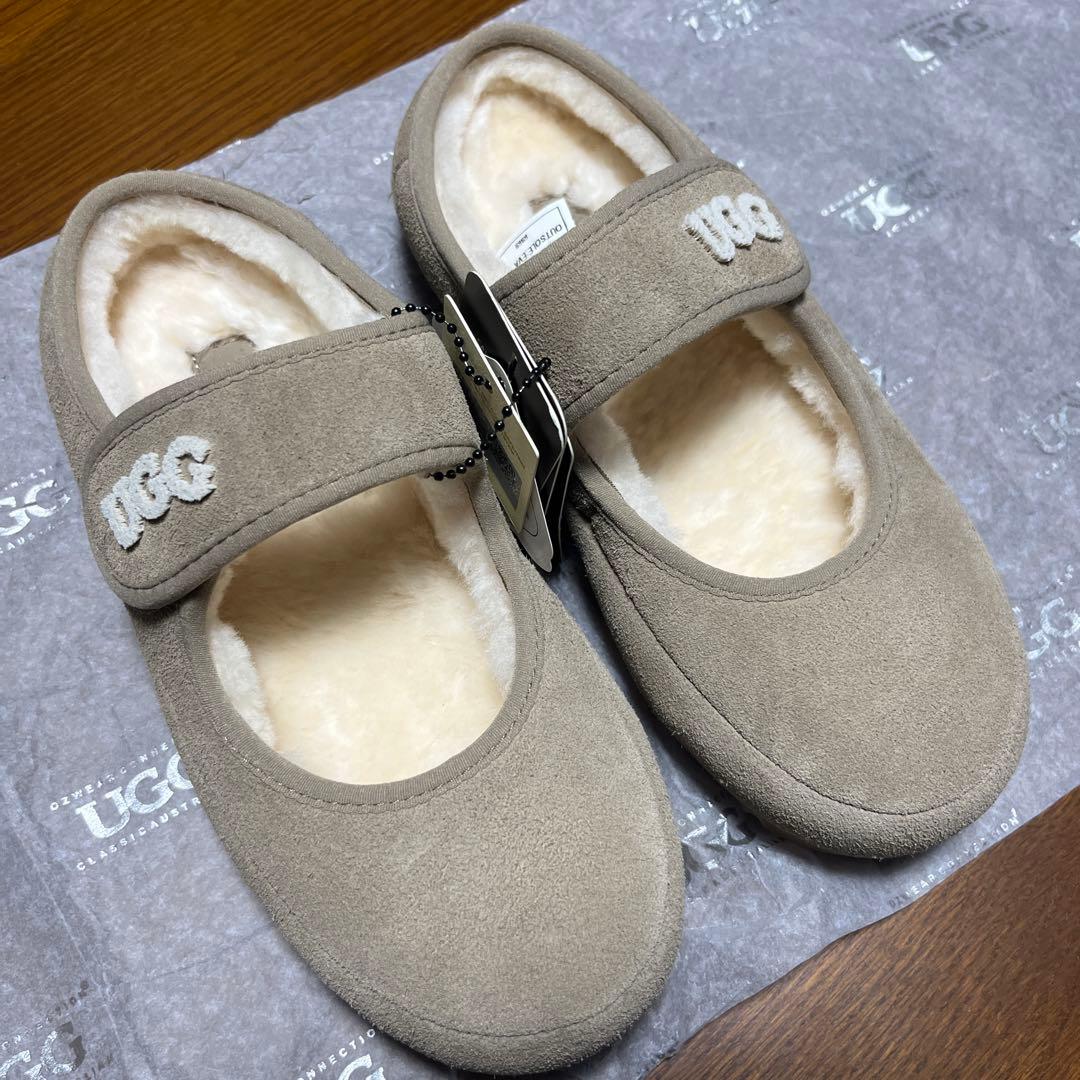 「最終値下げ」新品　UGGアグ　メリージェーン　ブラウン23.5