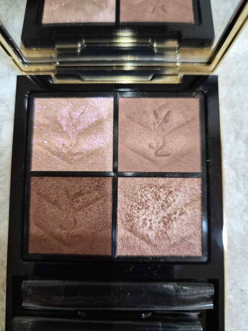 極美品★イヴ・サンローランYSL★クチュールミニクラッチ 025ゴールデンラスト