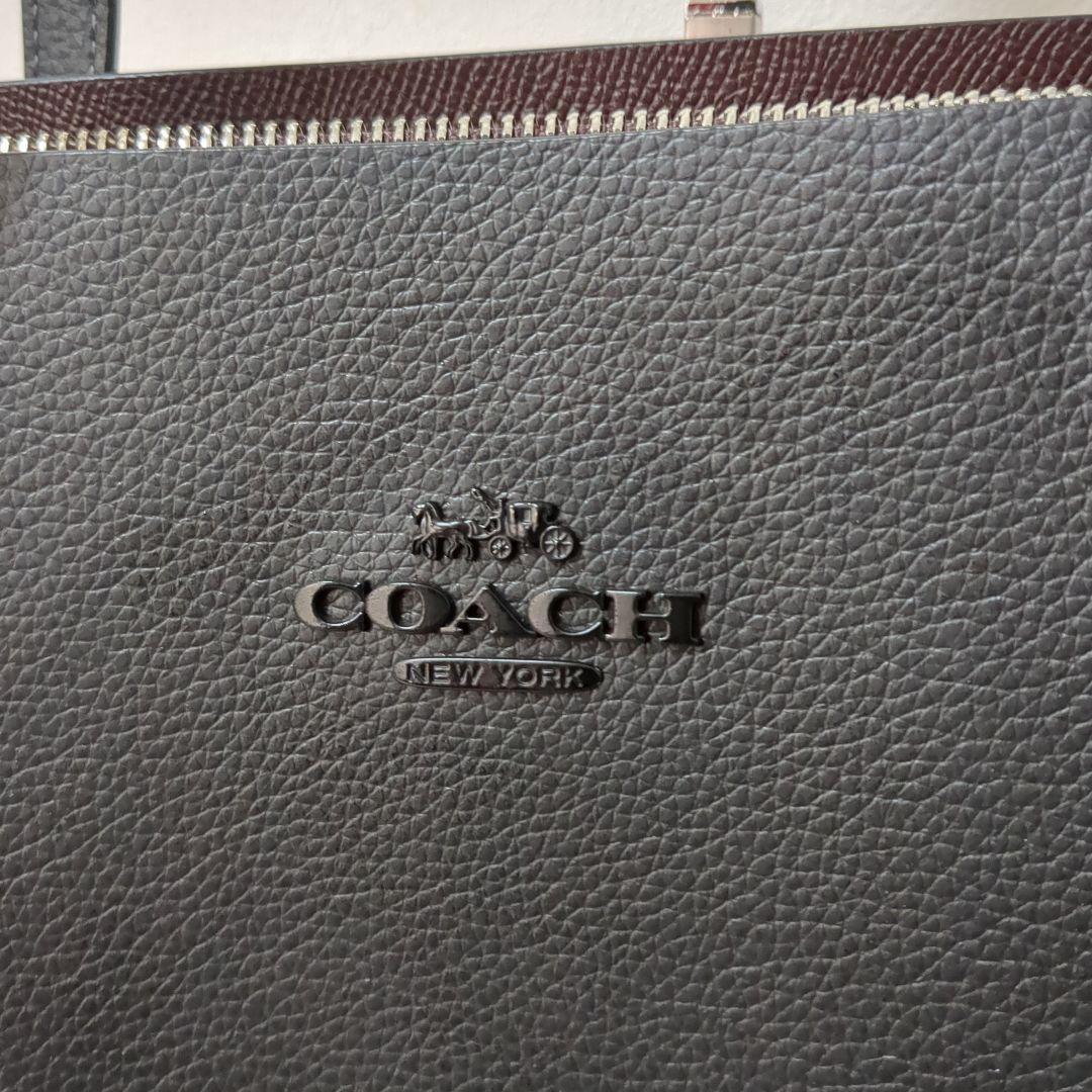 【極美品】COACH　モリー トート バッグ　ブラック CV968