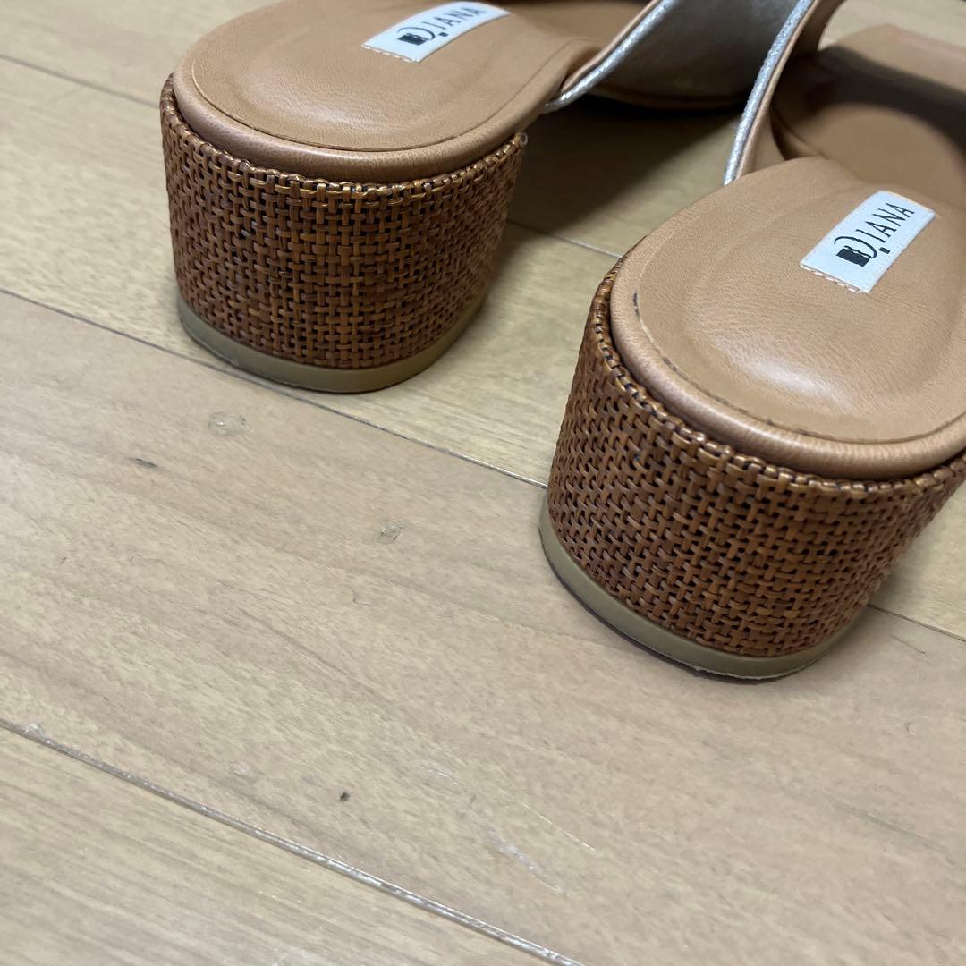 D.IANA シルバー ミュール 259 美品
