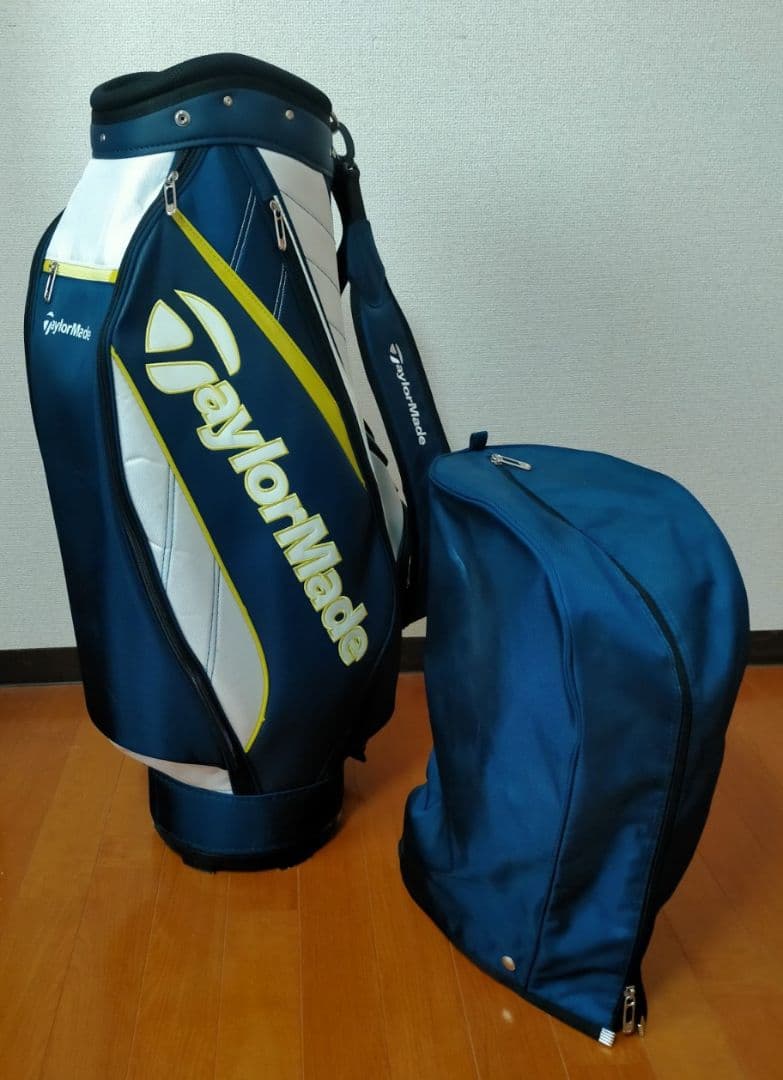 テーラーメイド　キャディバッグ　トゥルーライト　ネイビー　イエロー　ブルー　9型