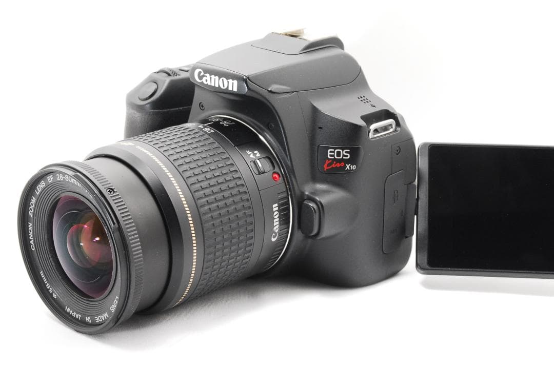 Canon EOS kiss x10 最新機種で高性能高画質！初心者でも簡単操作