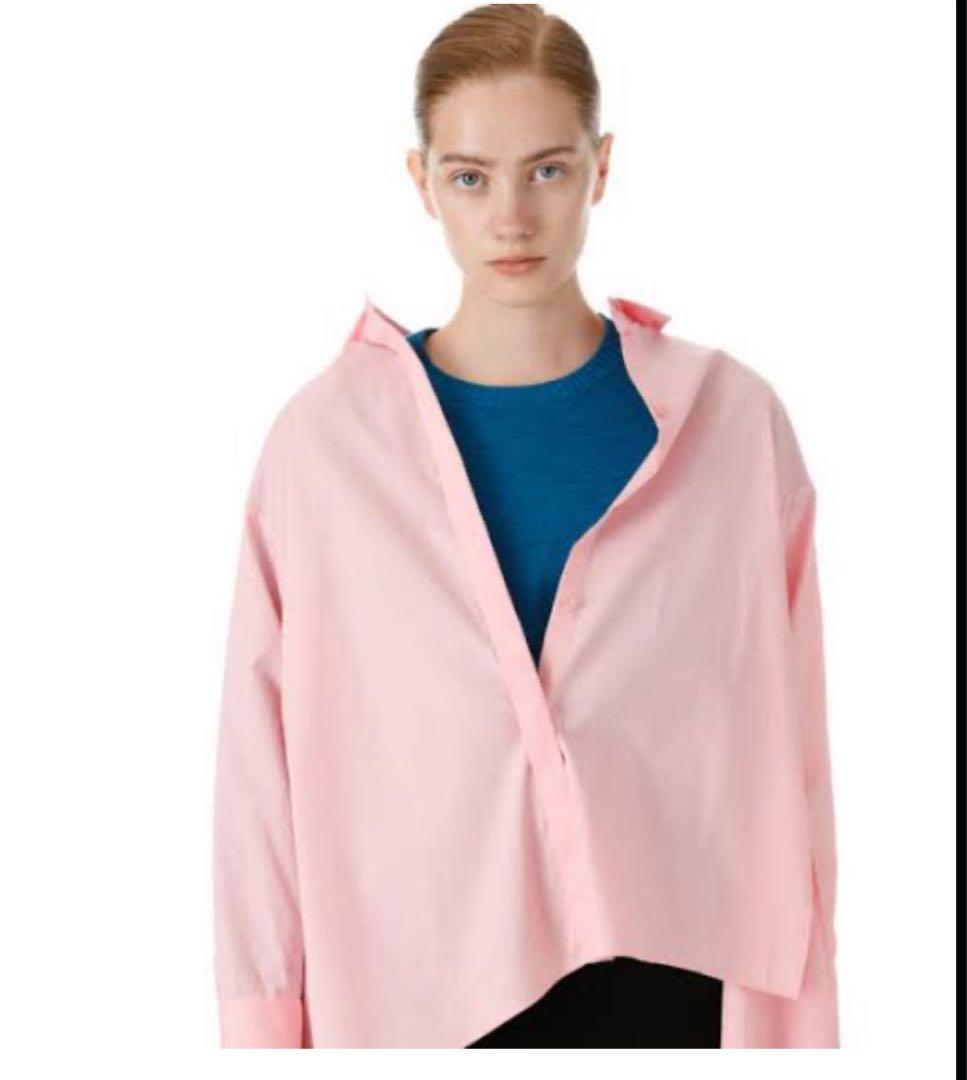 kkm さま専用 エンフォルド アシンメトリー シャツ 36 ピンク ゆったり