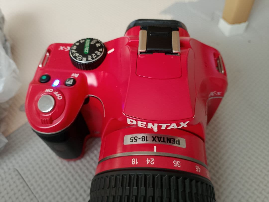 PENTAX K-x デジタル一眼レフカメラ レッド18-55レンズ付4600枚