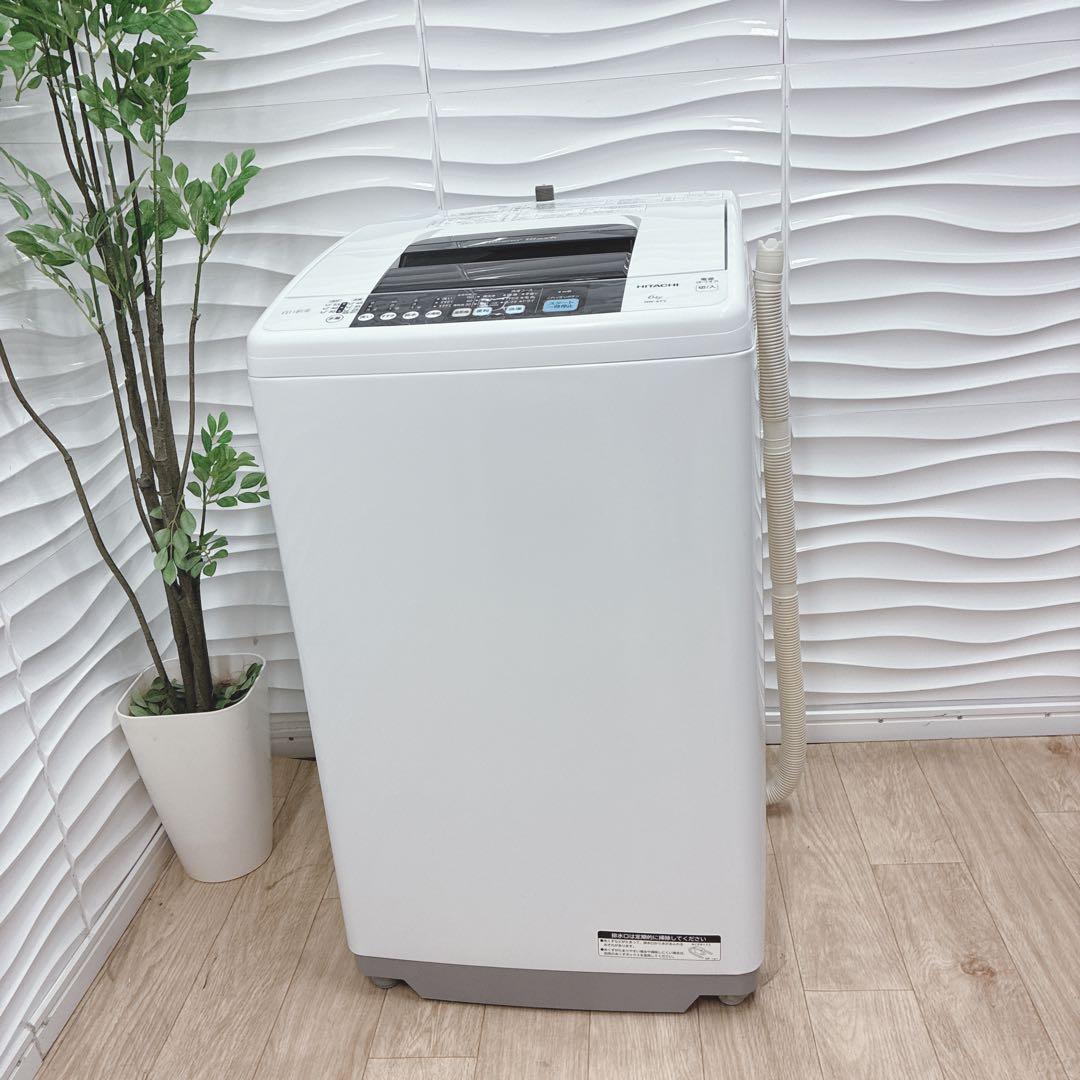 ◇大阪府 神戸市 配達料無料！◇動作保証5ヶ月！◇日立◇白い約束◇洗濯機◇