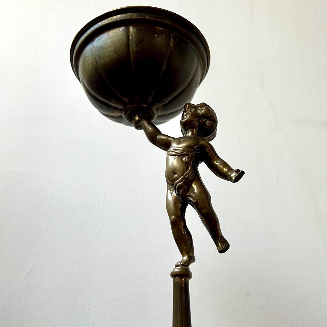 灰皿 スタンド灰皿 フランス製 アールヌーボー ロココ調 アンティーク レトロ