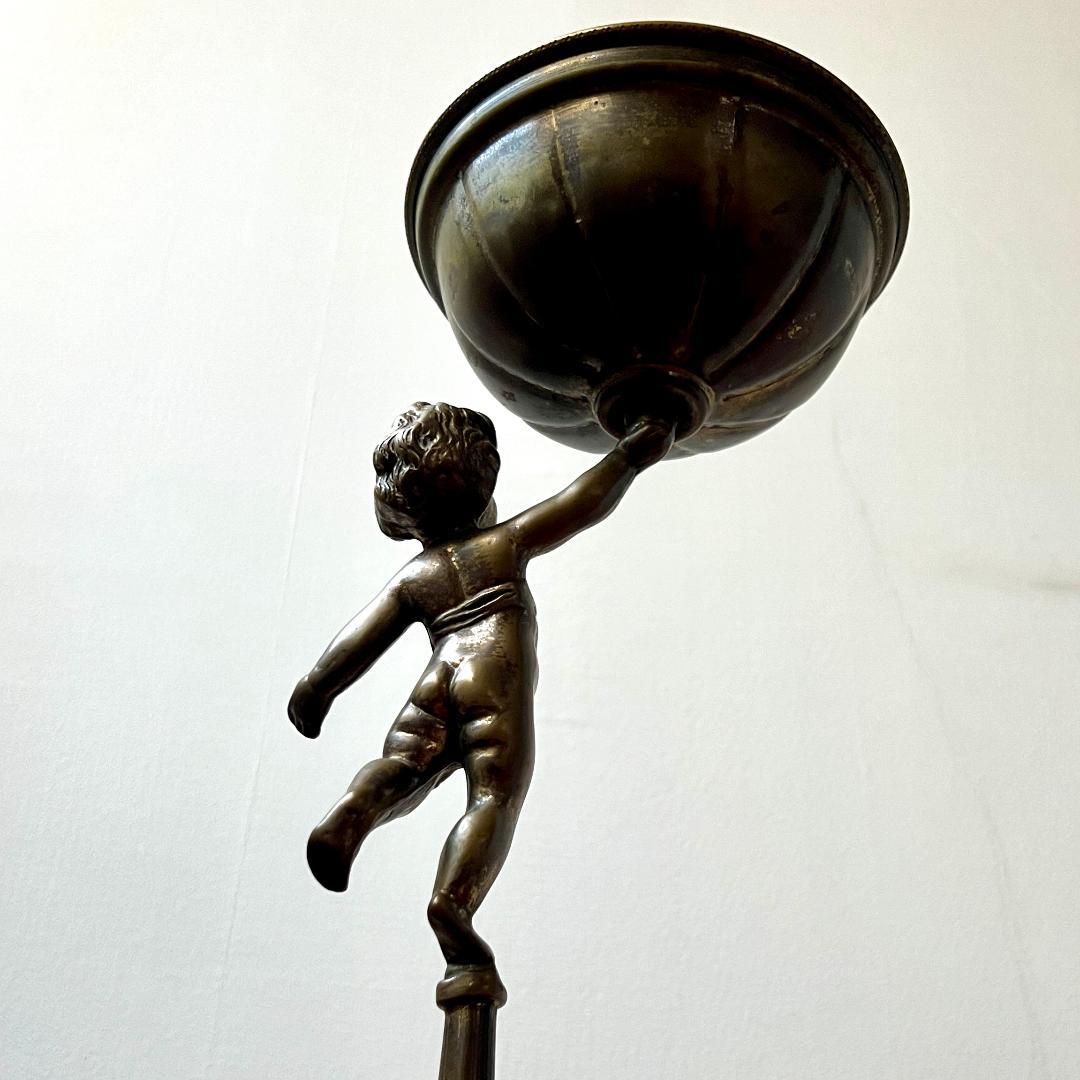 灰皿 スタンド灰皿 フランス製 アールヌーボー ロココ調 アンティーク レトロ