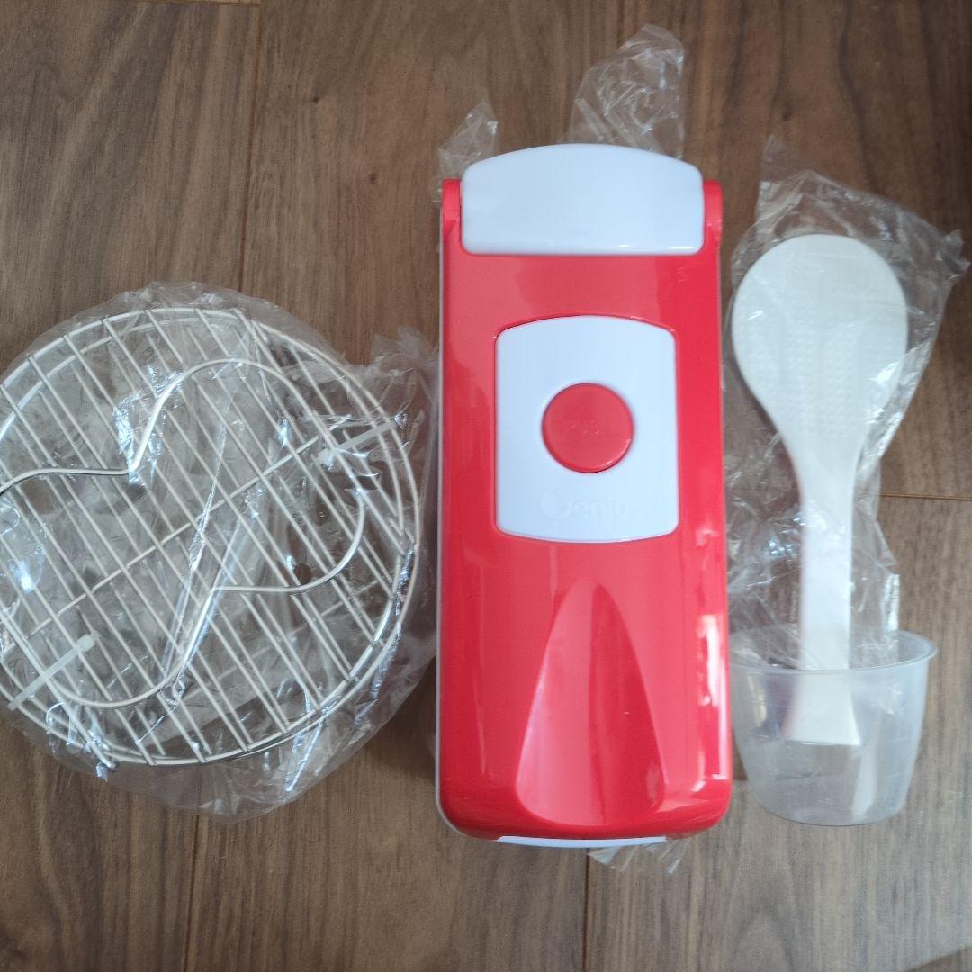 【未使用品CookingPro V2 電気圧力、スライサー、二段蒸しラック付き