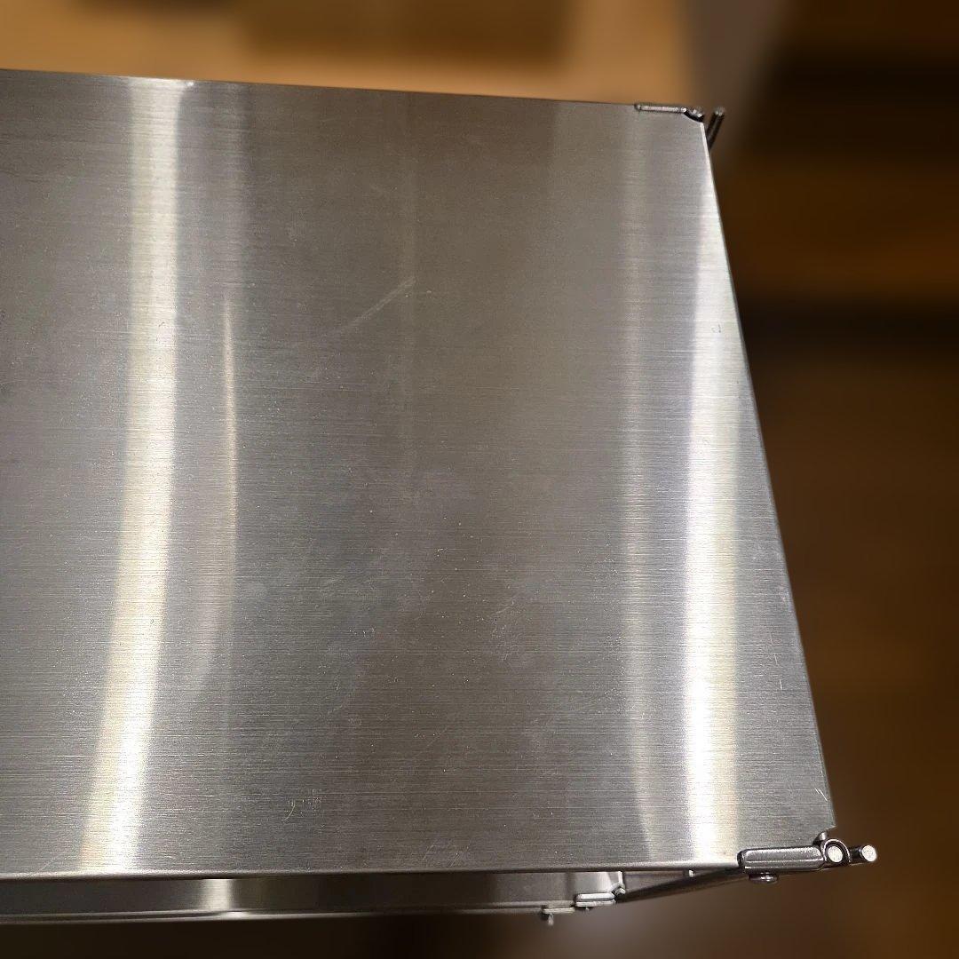 無印　ステンレスオープンシェルフ