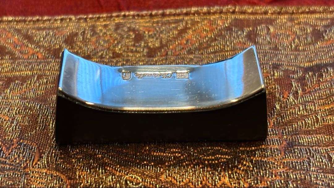 新品　クリストフル Christofle 箸・ナイフレスト 4個セット 銀食器