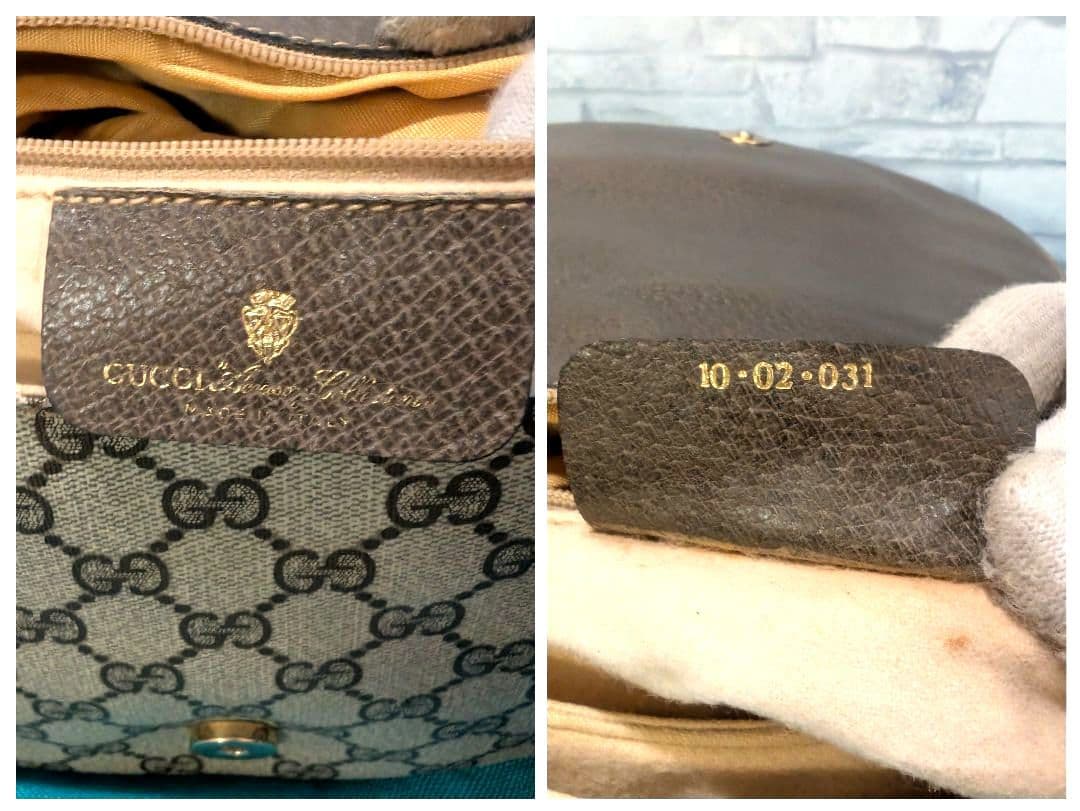 ♥美品♥グッチ　ショルダーバッグ　斜めがけ　GG柄　ヴィンテージ　GUCCI