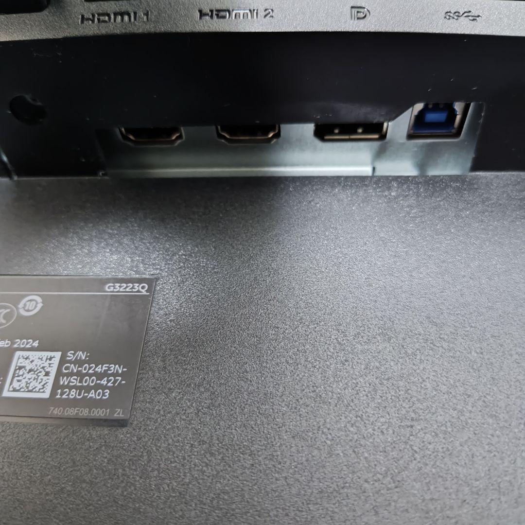 【美品】 Dell G3223Q 32インチ　4K　モニター 　144Hz