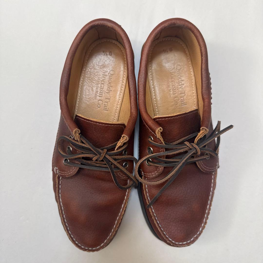 Quoddy モカシン　デッキシューズ　ブラウン27.5cm