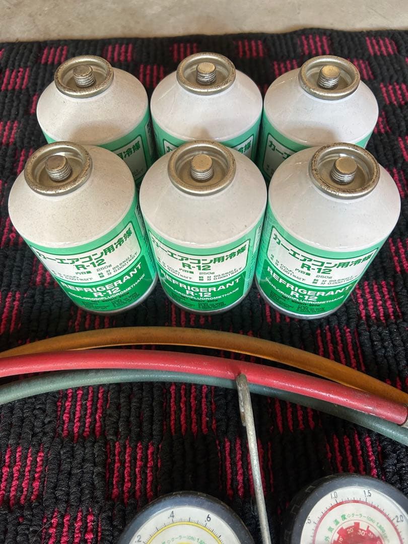 kaze　 R12 クーラーガス 6本 ガスチャージ