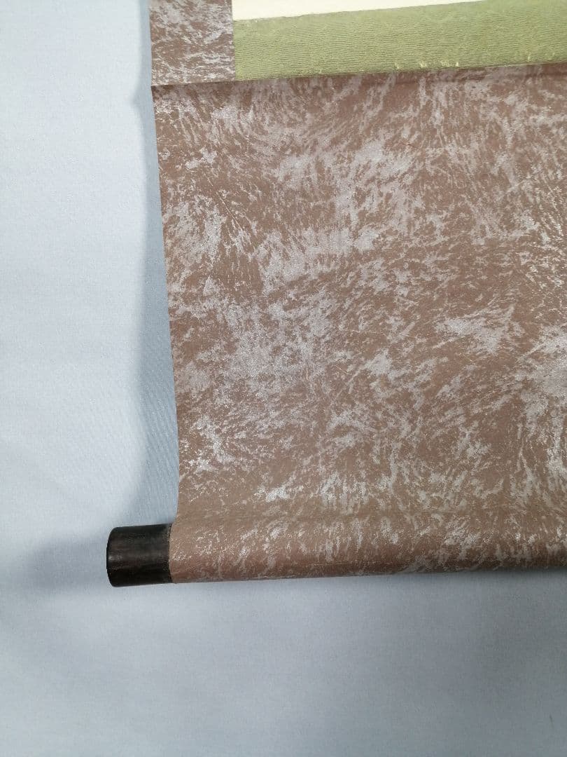 トマト【茶道具】遠州流十一代小堀宗明筆『一夜落花雨』軸B937B452