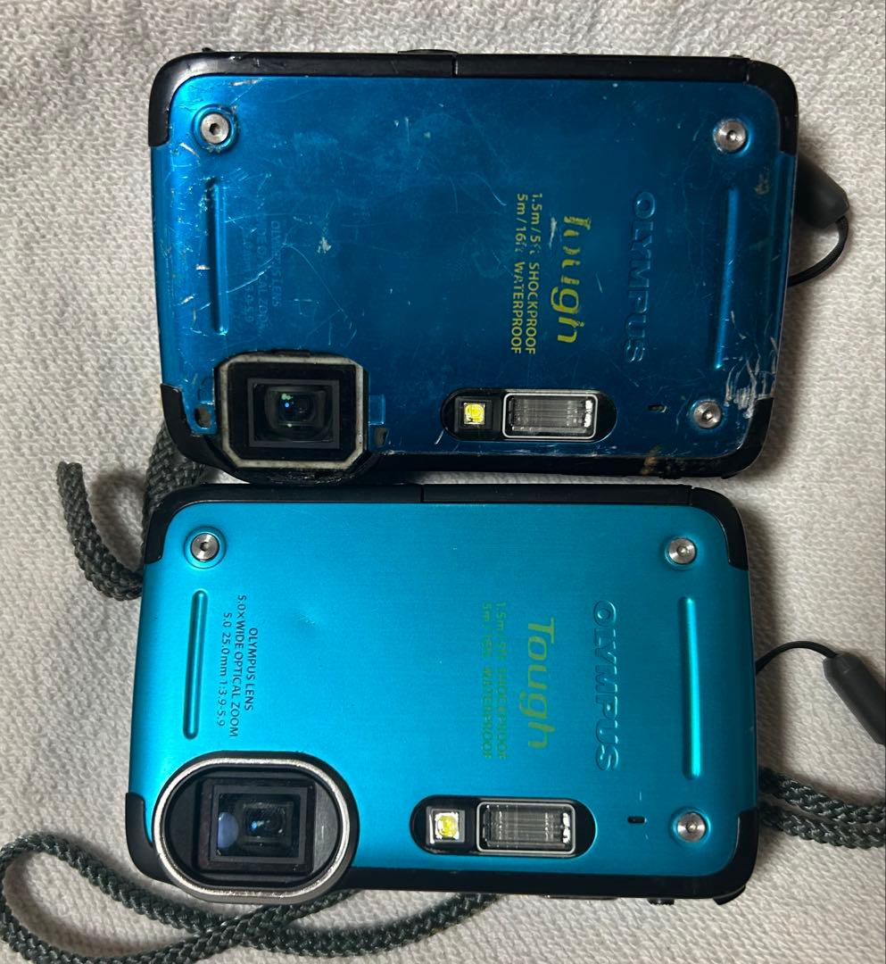 OLYMPUS防水デジカメTG-625 TG-620 2点セット　ジャンク扱い品