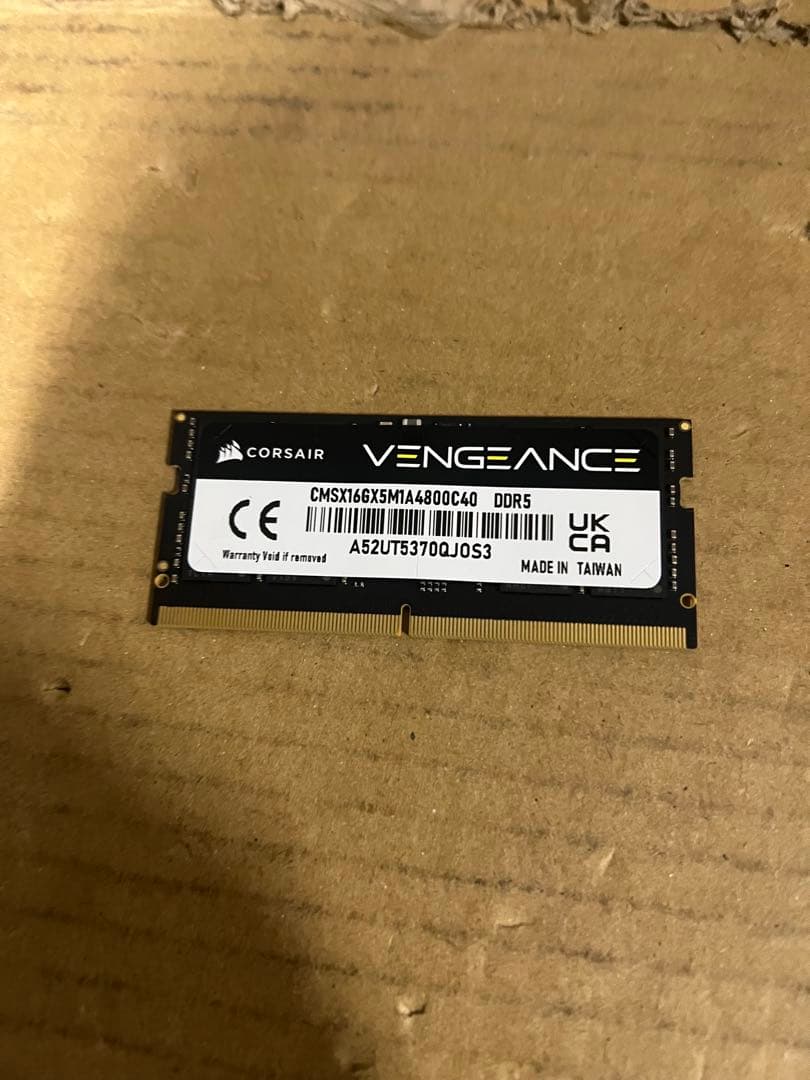 CORSAIR DDR5-4800MHz PC用 メモリ 16G DDR5