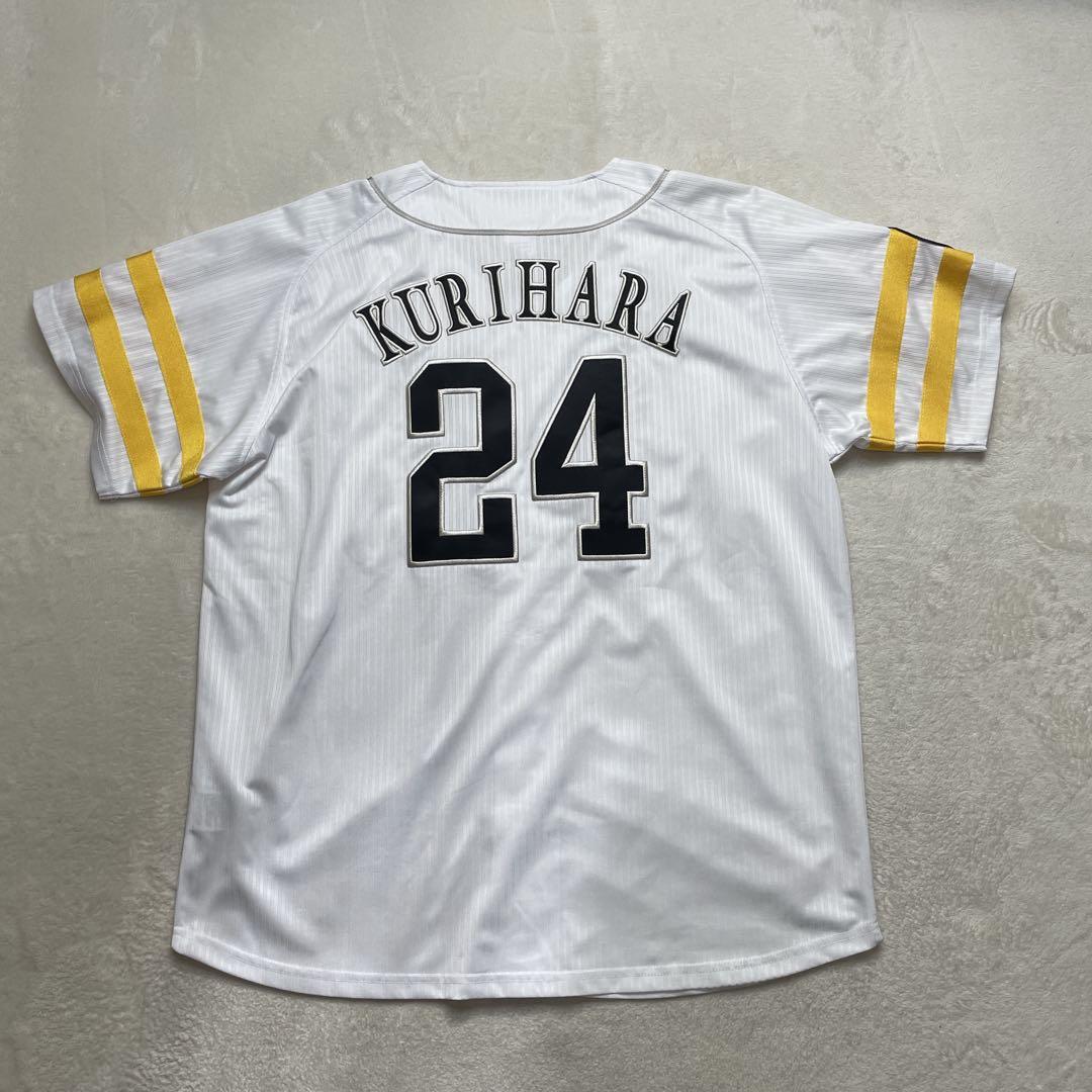 未使用に近い　Majestic ソフトバンクホークス　栗原選手　24 Lサイズ