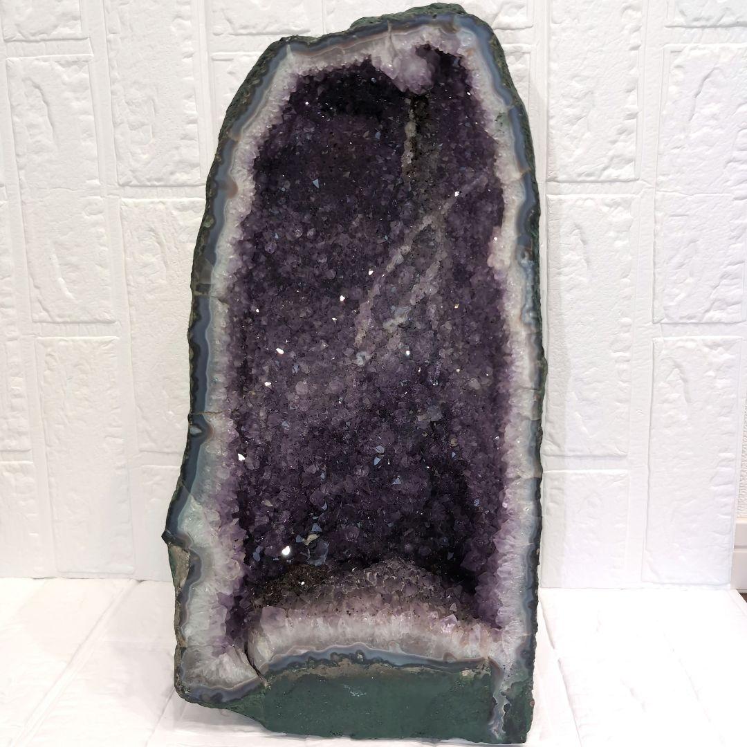 ✨希少 アメジストドーム ジオード 置物 大型 11kg 天然石 鉱物 運気上昇