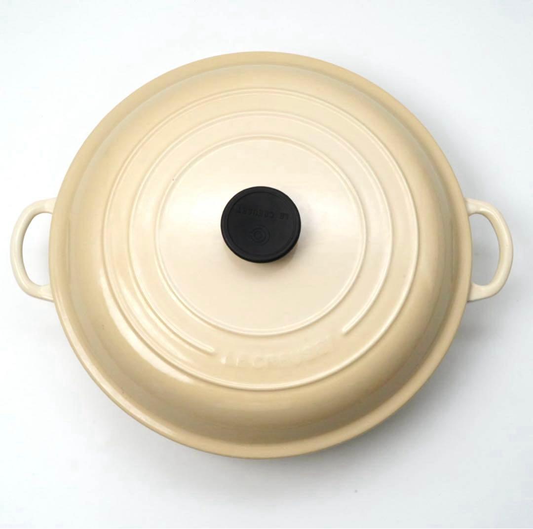 【美品】LE CREUSET　ビュッフェキャセロール　デューン　30cm