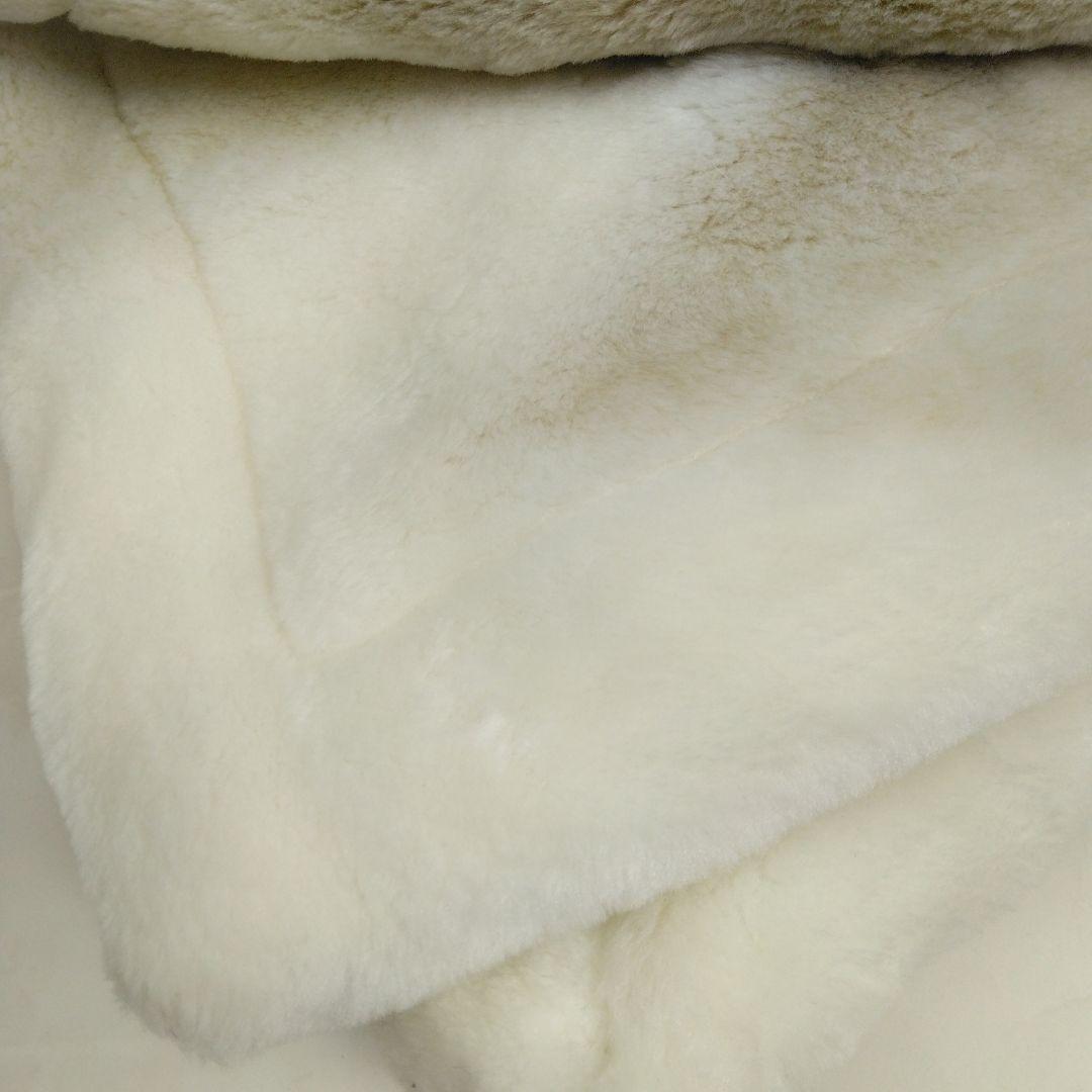 新品　西川ローズ　二重合わせ　カシミヤ混　パフウオーム　毛布　140 ✖️200