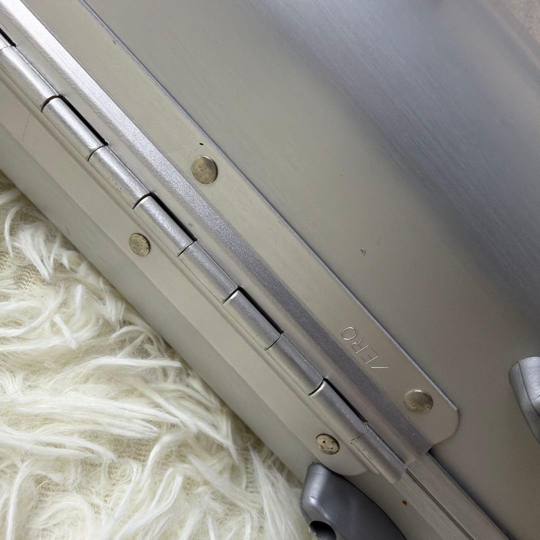 美品　ゼロハリバートン　アタッシュケース　クリアハンドル　アルミ