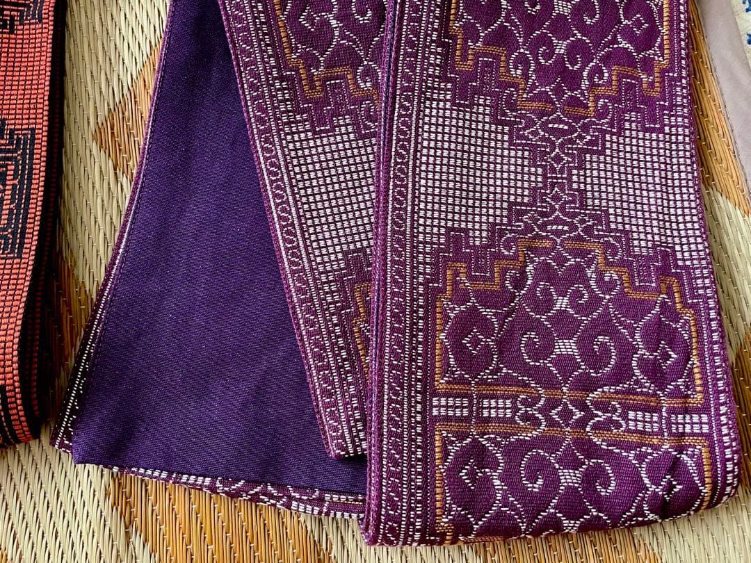 ★ゲリラセール　　アイヌ　半幅帯　ヴィンテージ　2本セット