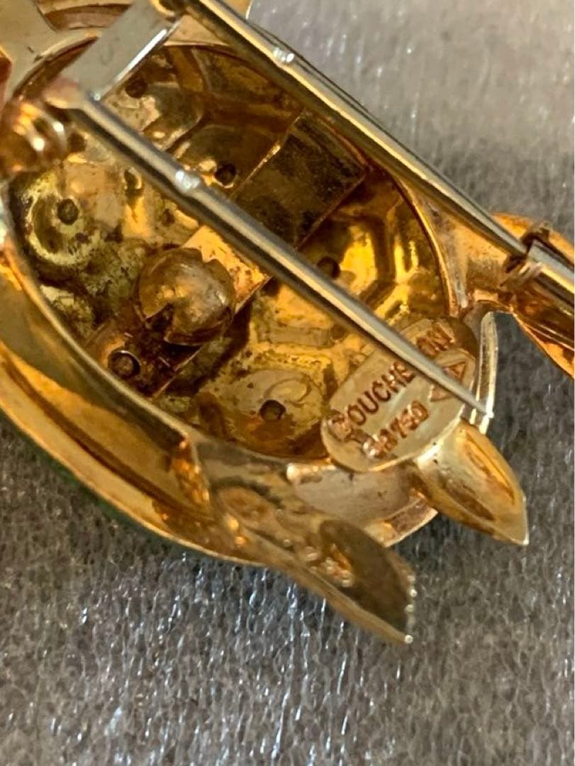 希少☆BOUCHERON☆ブシュロン 亀タートル ヘキサゴン　ブローチ