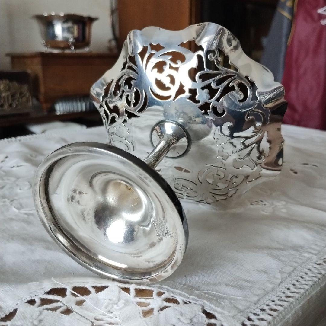 Mappin & Webb　アンティーク　シルバープレート　英国　コンポート