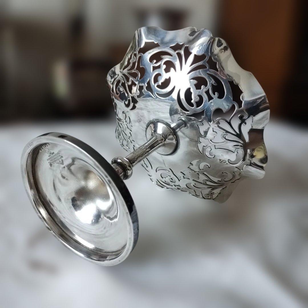 Mappin & Webb　アンティーク　シルバープレート　英国　コンポート