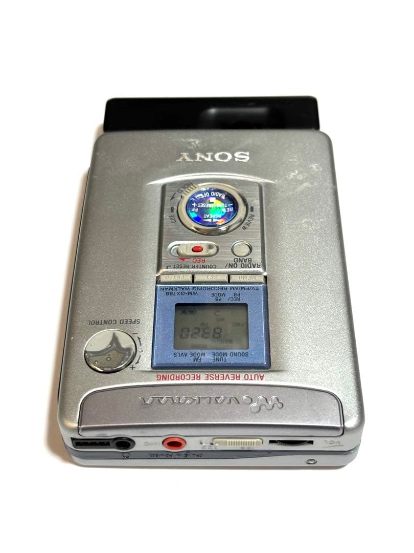 SONY ラジオ録音機能付き カセットウォークマン WM-GX788 整備品①