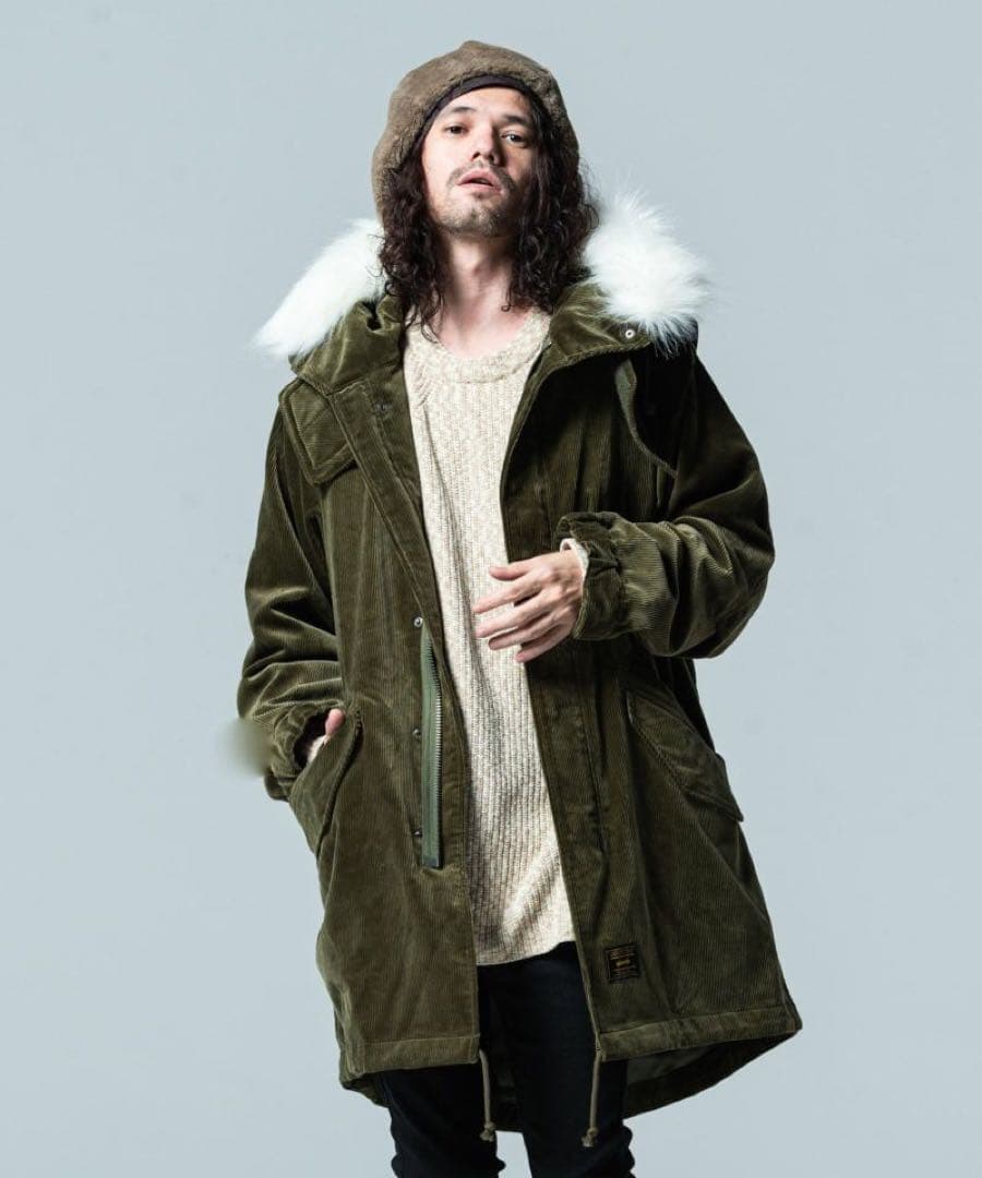 glamb グラム　コーデュロイモッズコート　サイズL