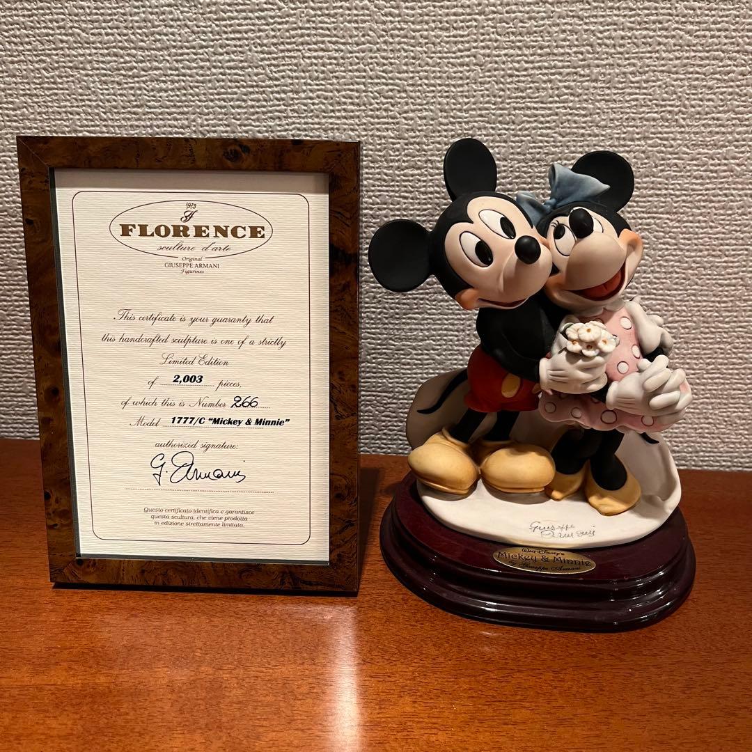 美品　2003体　限定　ジョゼッペアルマーニ　ミッキー&ミニー　ディズニー　人形