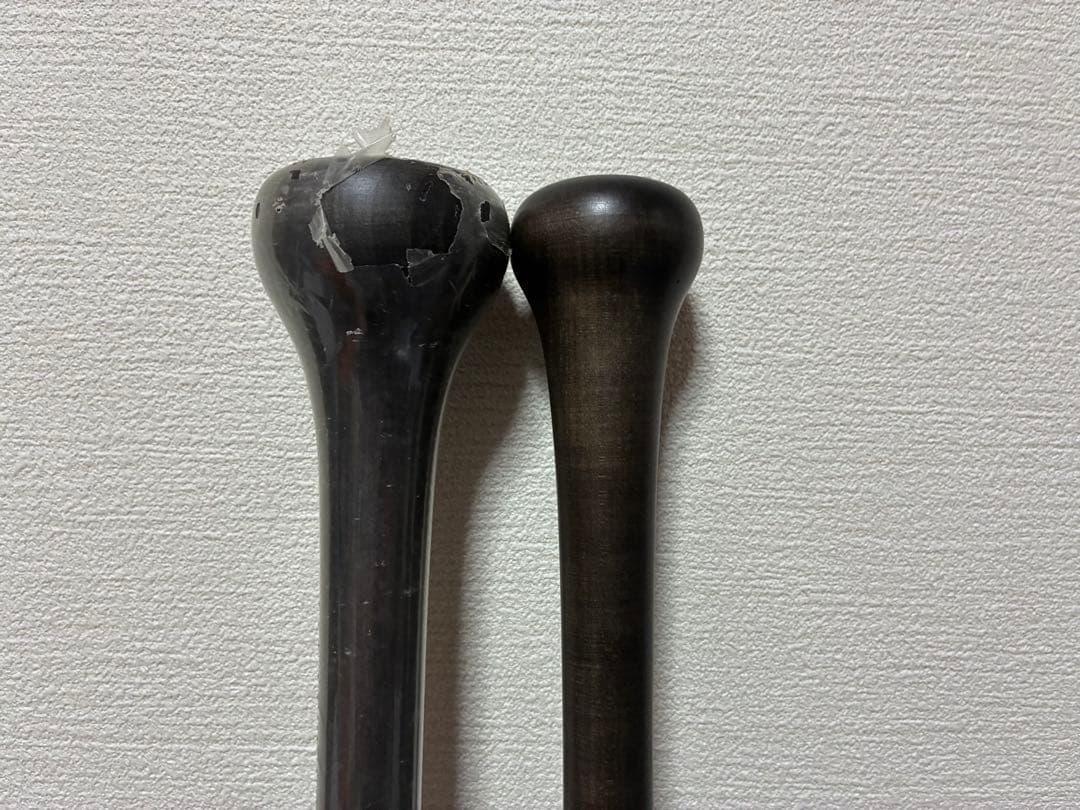 ヤナセ　新品未使用　硬式木製バット　2本セット 長さと重さは説明欄にあります。