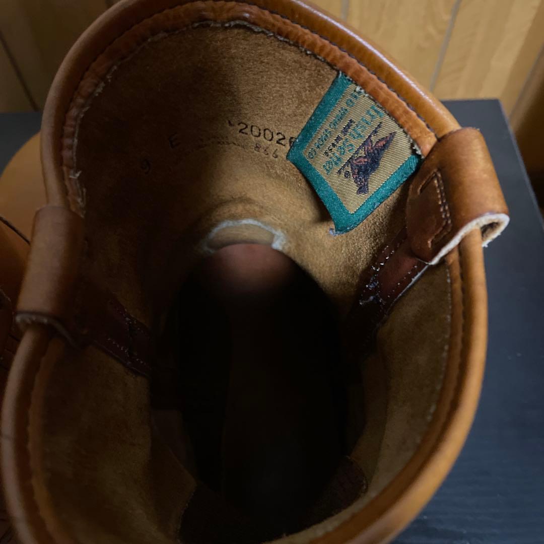 ま*た様 レッドウィング　ペコスブーツ 9E 緑犬タグ