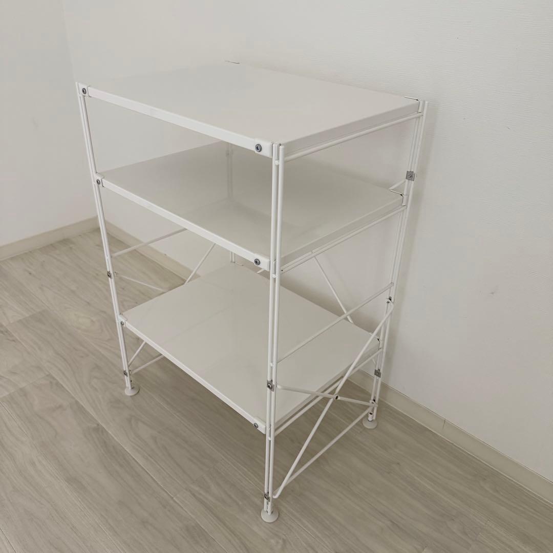 無印良品 スチールユニットシェルフ 小 ライトグレー