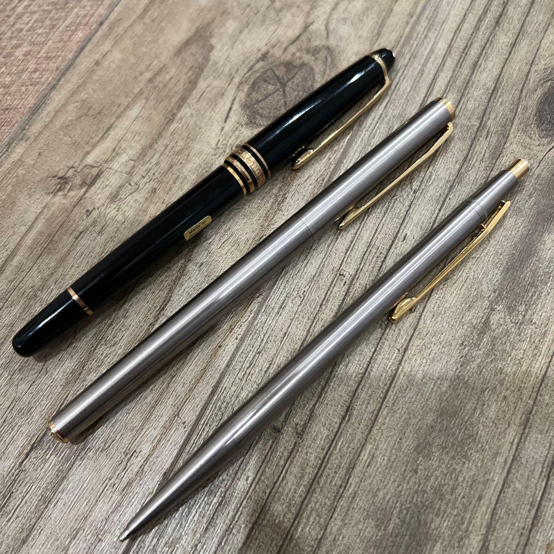 Montblancモンブラン 万年筆 シャープペンシル ボールペン3本セット