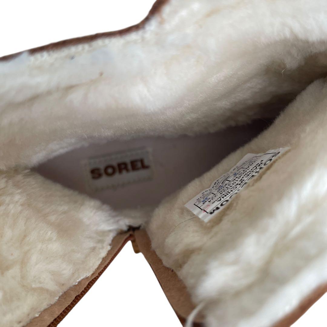 SOREL キネティックインパクト　ムートンブーツ　スエード　25
