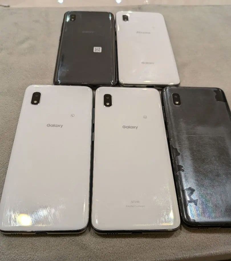 Samsung Galaxy A20 本体 5台セットブラックホワイト