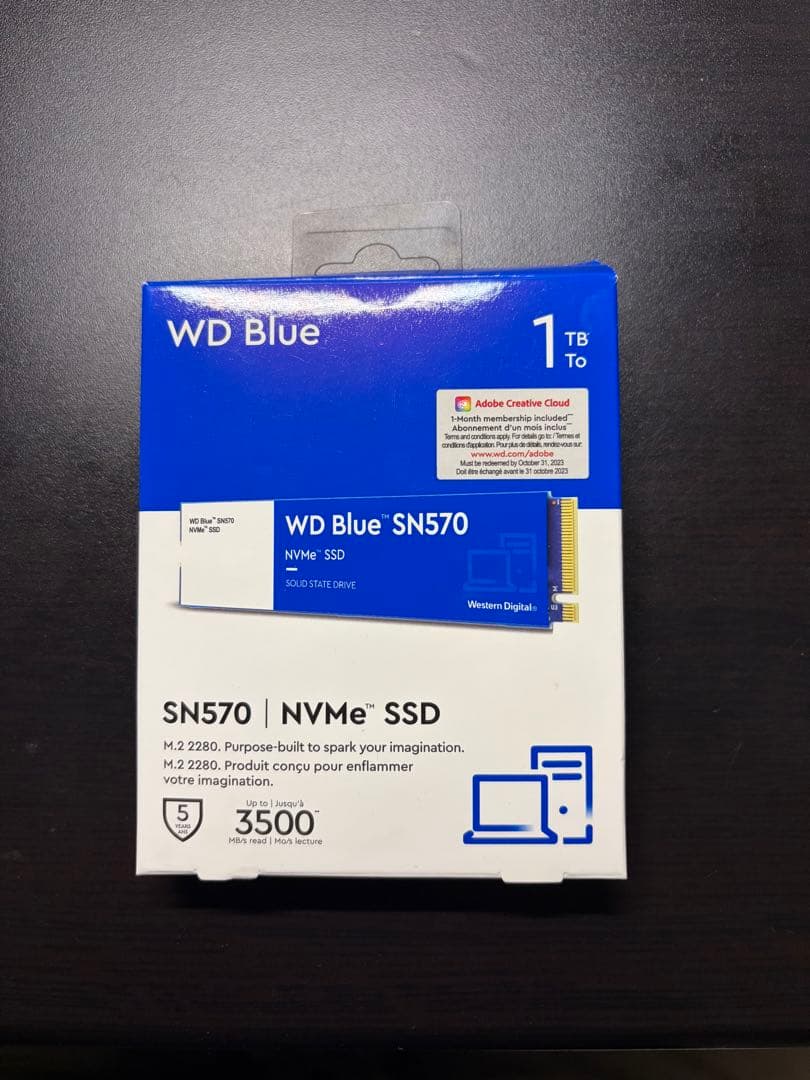 内蔵型SSD WD Blue SN570 1TB NVMe SSD M.2 2280