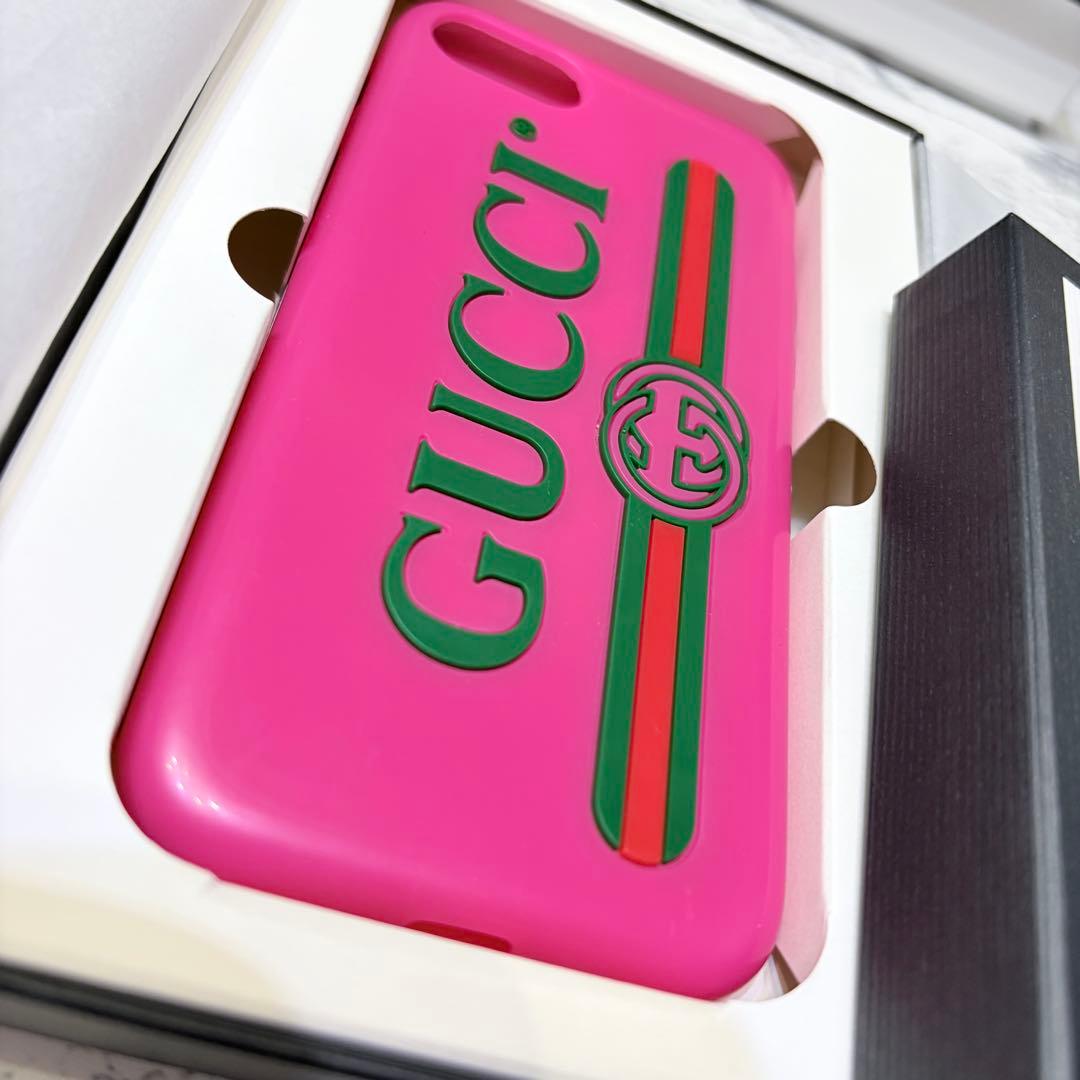 【74%OFF】傷なし超美品 iPhoneSE2 第2世代 GUCCIケース付