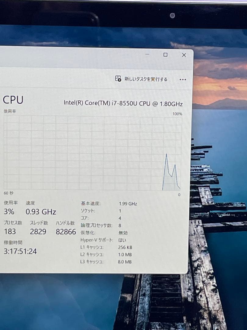 Windowsノート本体 HP ENVY x360 convertible 15 i7 8G 256GB