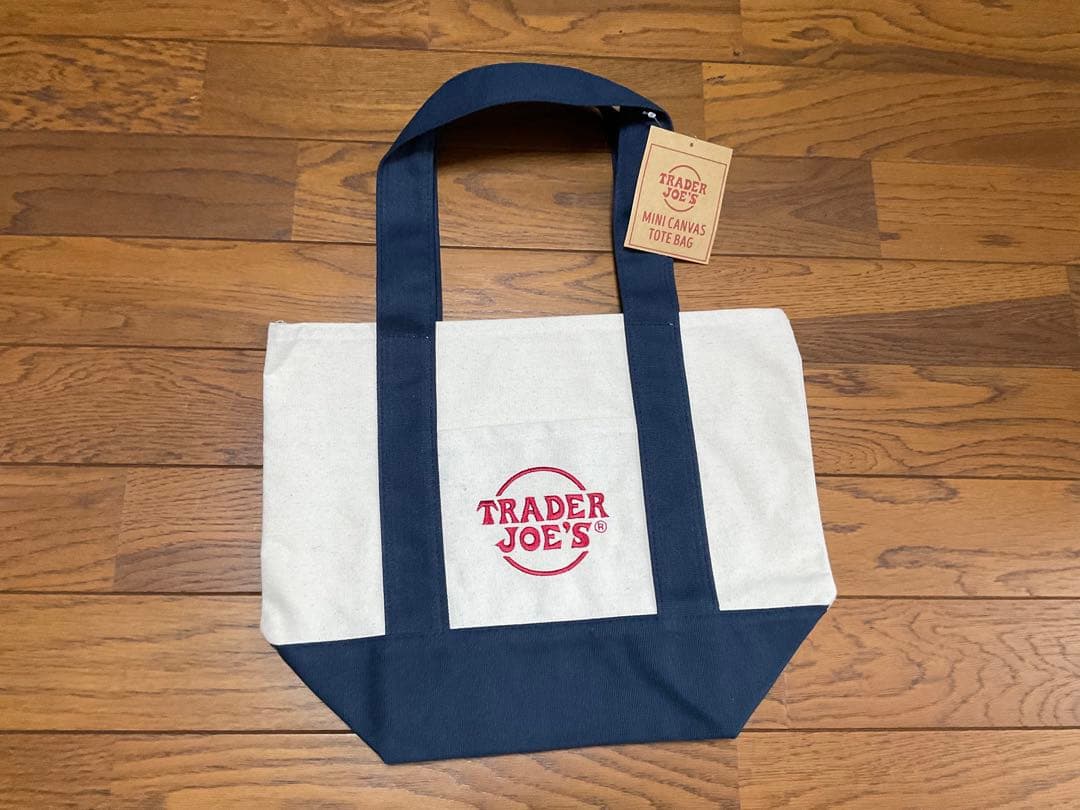 ＜本日限り明日出品取り消し＞トレーダージョーズ　ミニキャンバス生地　エコバッグ