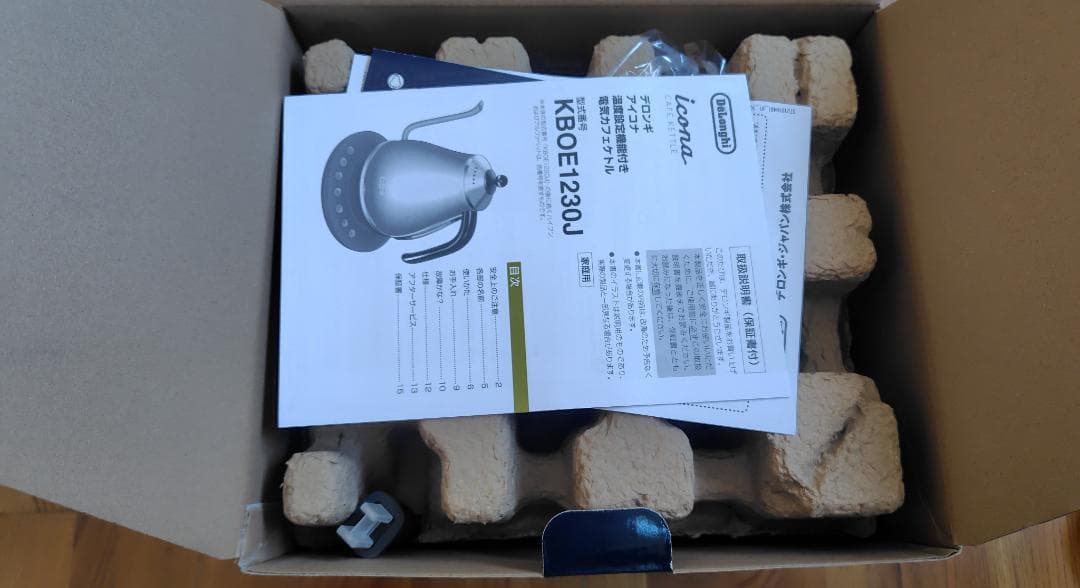 m*様 【未使用品】デロンギ　電気ケトル アイコナ　KBOE1230J-GY