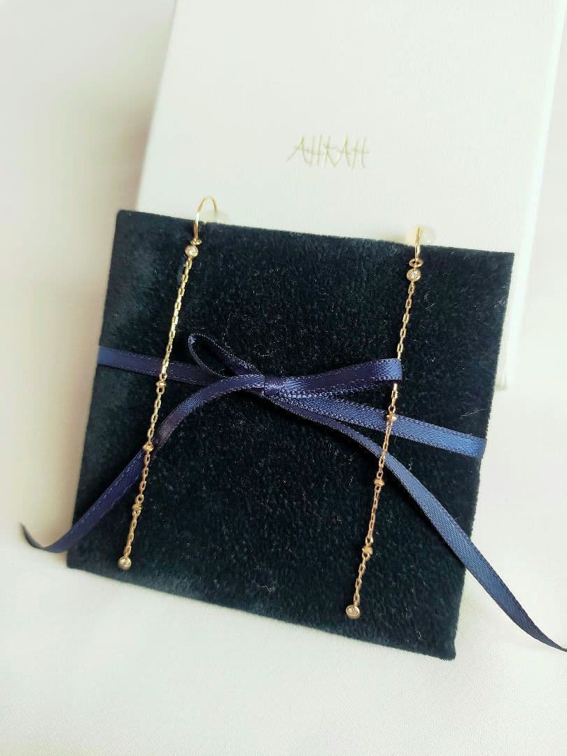 AHKAH　アーカー　コロネットピアス　2つセット　両耳