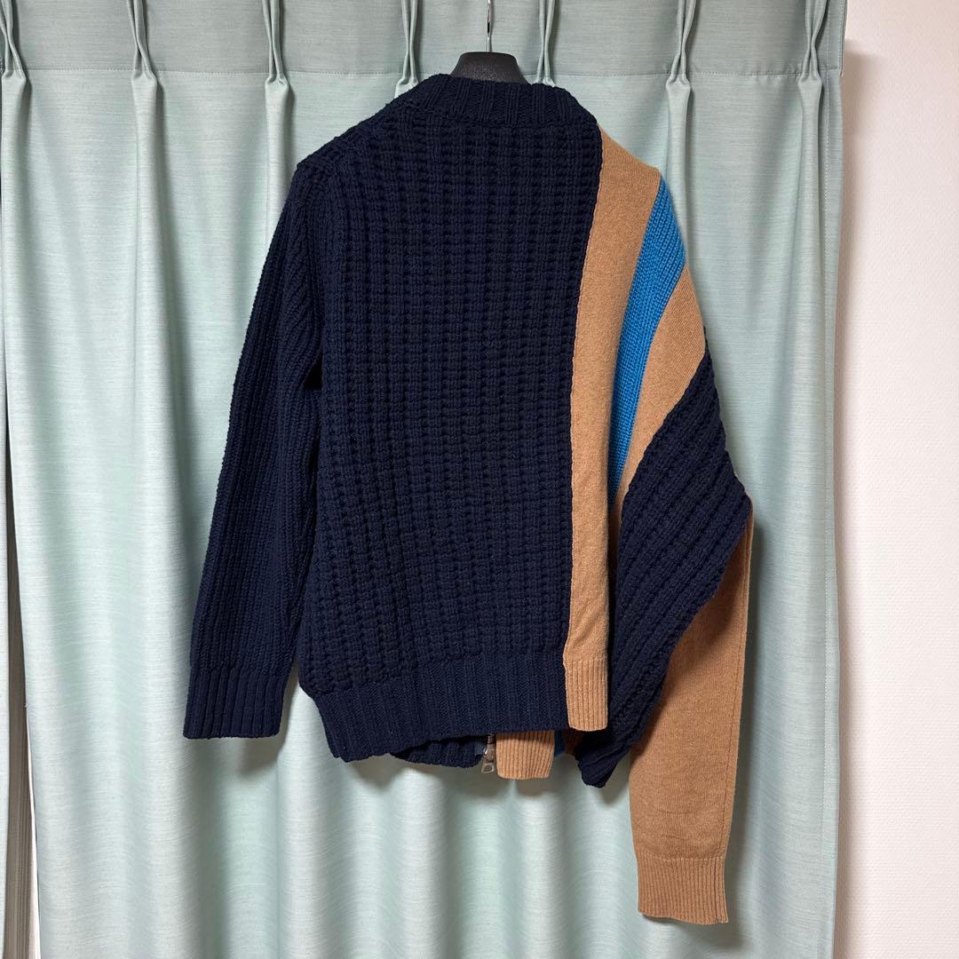 トップス sacai 20AW Wool Knit Blouson