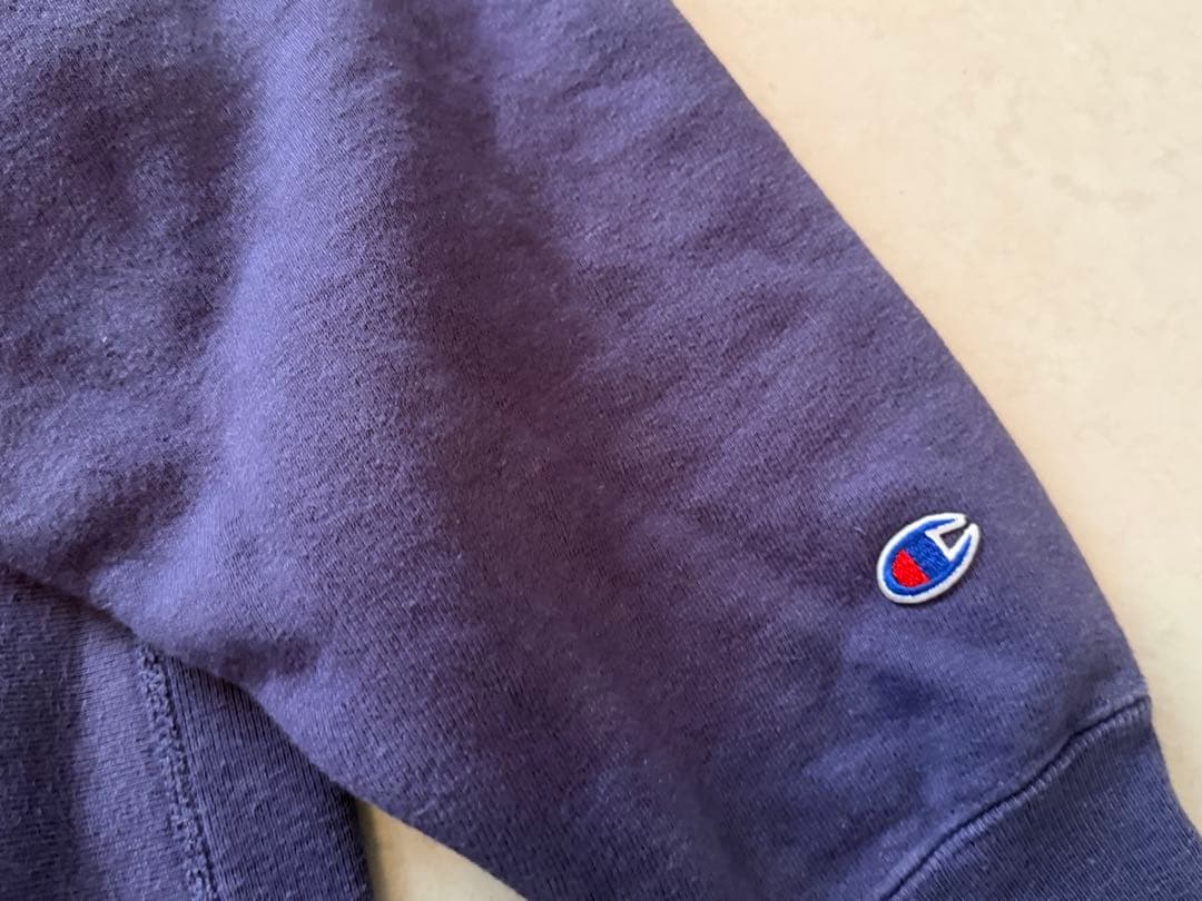 チャンピオンリバースウィーブ 90s サイズL USA 茄子紺　美品
