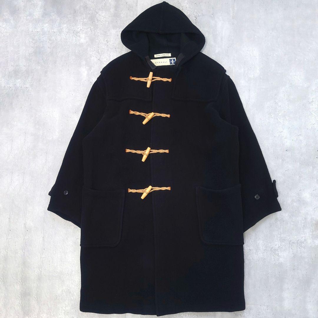 Gloverall ダッフルコート Monty ヘリンボーン ムーアブルック 黒