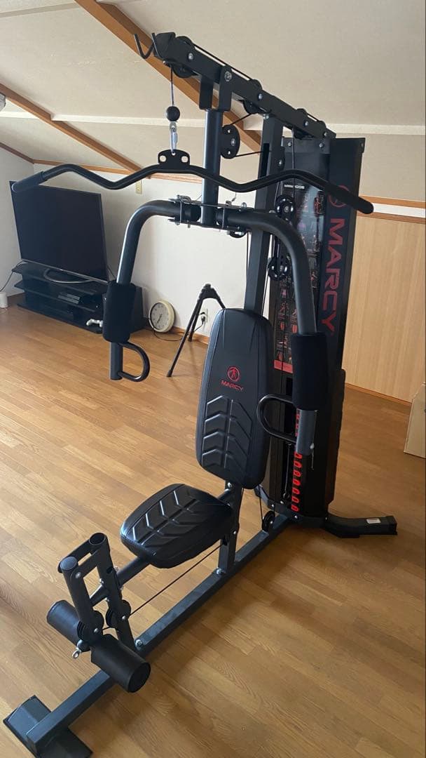 MARCY トレーニングマシン 黒/赤