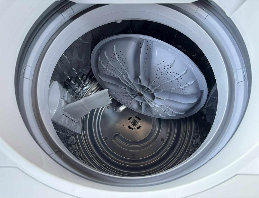 SHARPタテ型洗濯乾燥機 8kg ES-TX8J-W 2025年製 ほぼ未使用